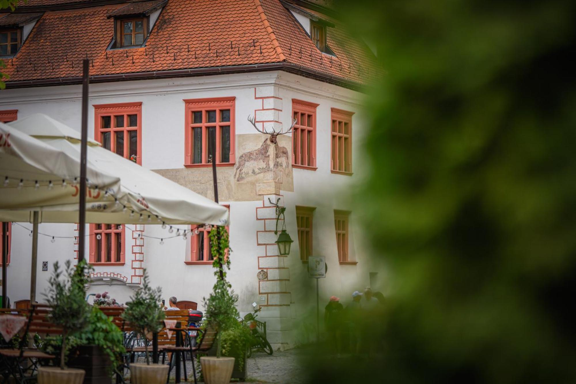 Отель Casa Cu Cerb Сигишоара Экстерьер фото